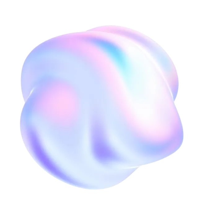 Abstract, colorful blob representing AI technology and innovation for document management solutions.